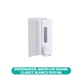 Dispensador Jabon Live Granel Clasicc Blanco 1000 Ml