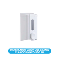 Dispensador Jabon Live Granel Clasicc Blanco 500 Ml