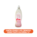 Jabon Liq Live Cremoso Humectante Glicerina 1 Lt