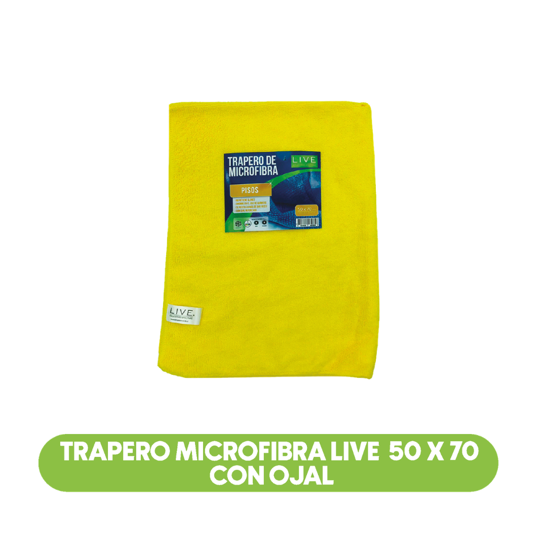 Trapero Microfibra Live 50x70 con Ojal