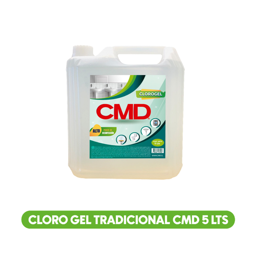 Cloro Gel Tradicional CMD 5 Lts