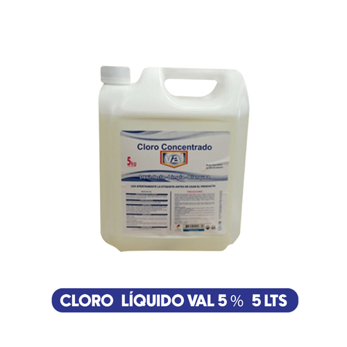 Cloro Liquido Val 5% 5 Lts