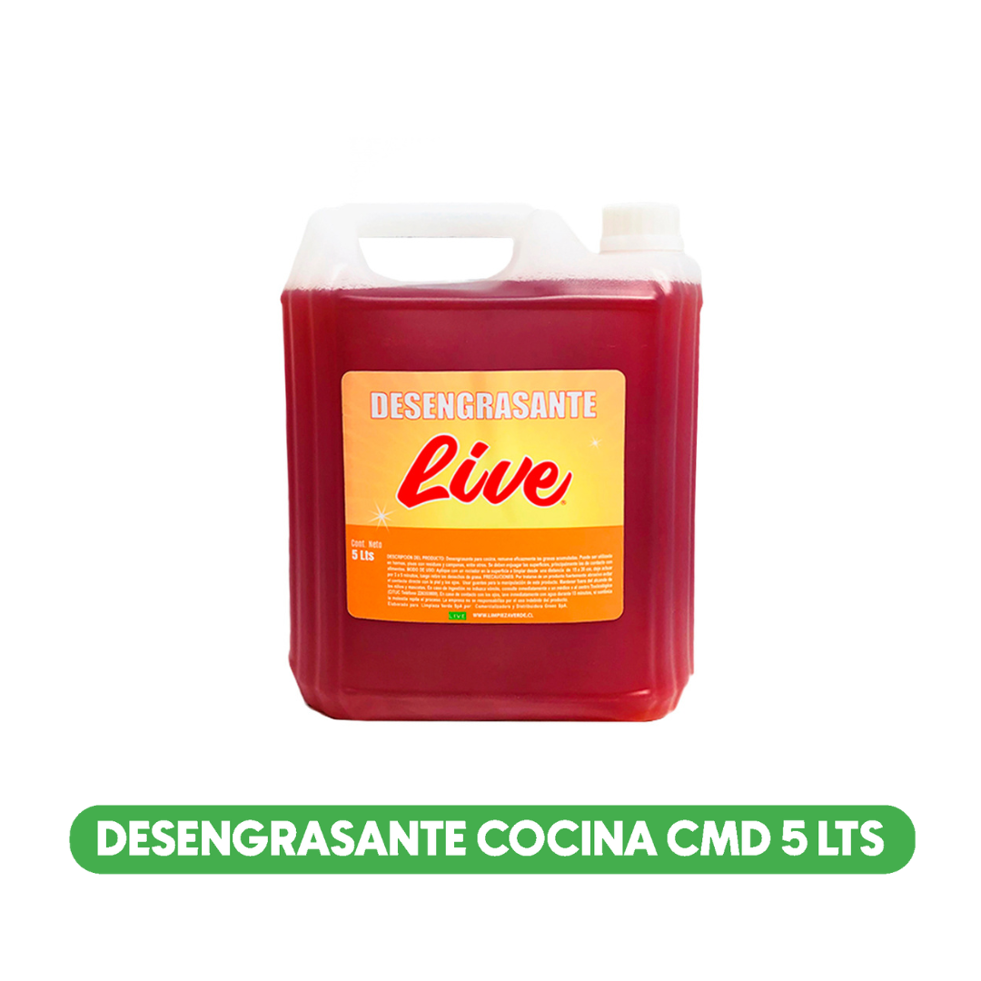 Live desengrasante de cocina 5 lts