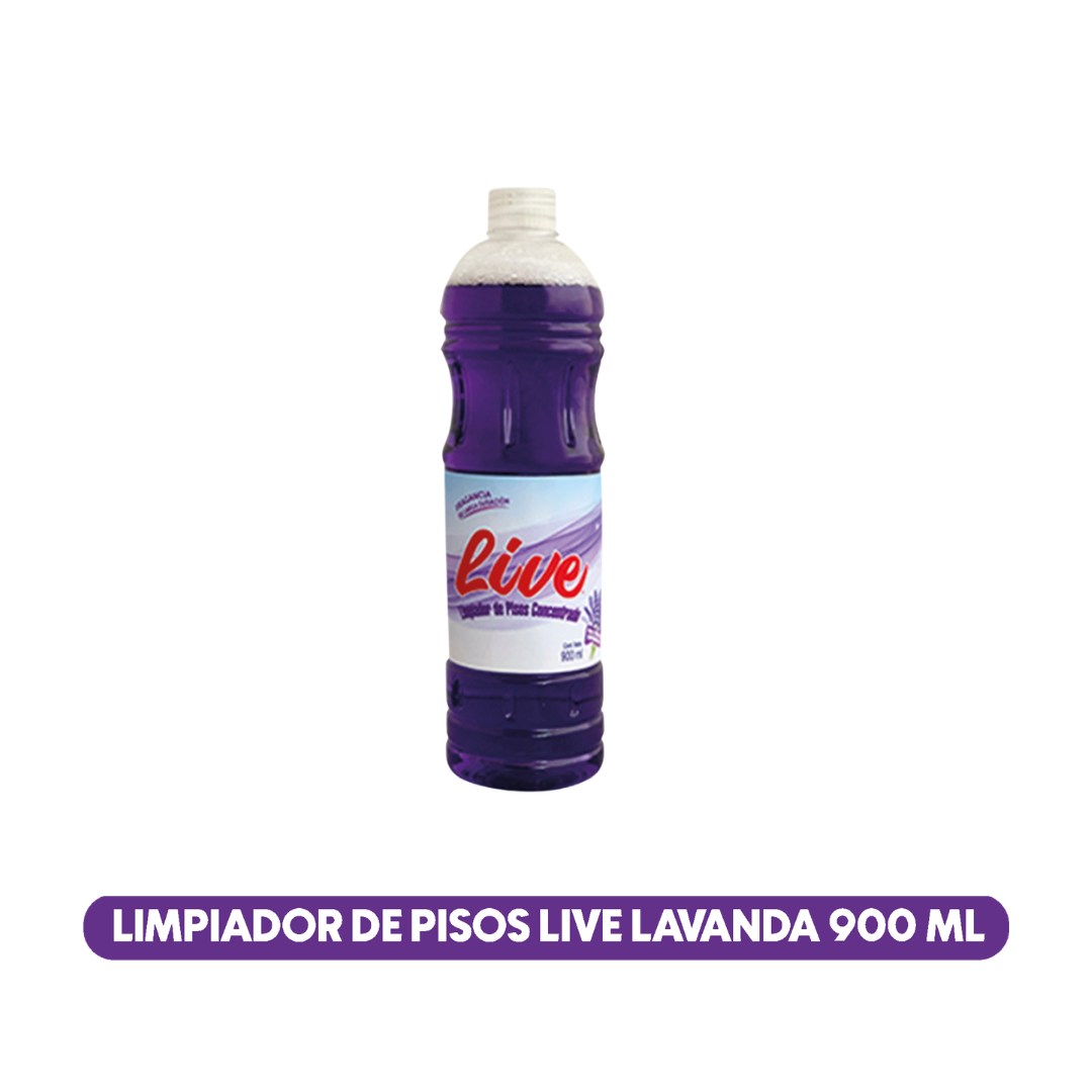 Limpiador de Pisos Live Lavanda 900 Ml