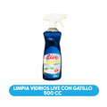 Limpia Vidrios Live con Gatillo 500 cc