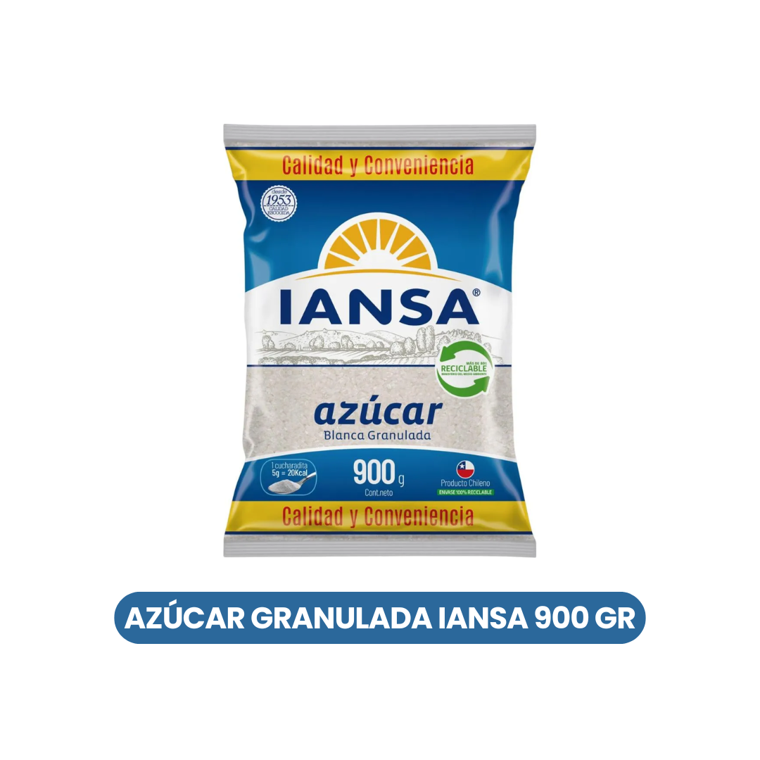 Azúcar Granulada Iansa 900 GR