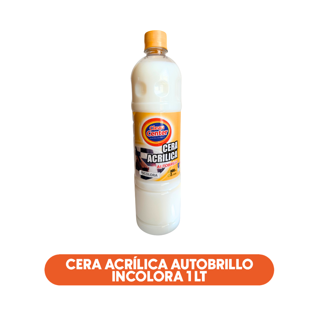 Cera Acrílica autobrillo incolora