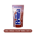 Cera en Crema Brillina color tierra 340 ml