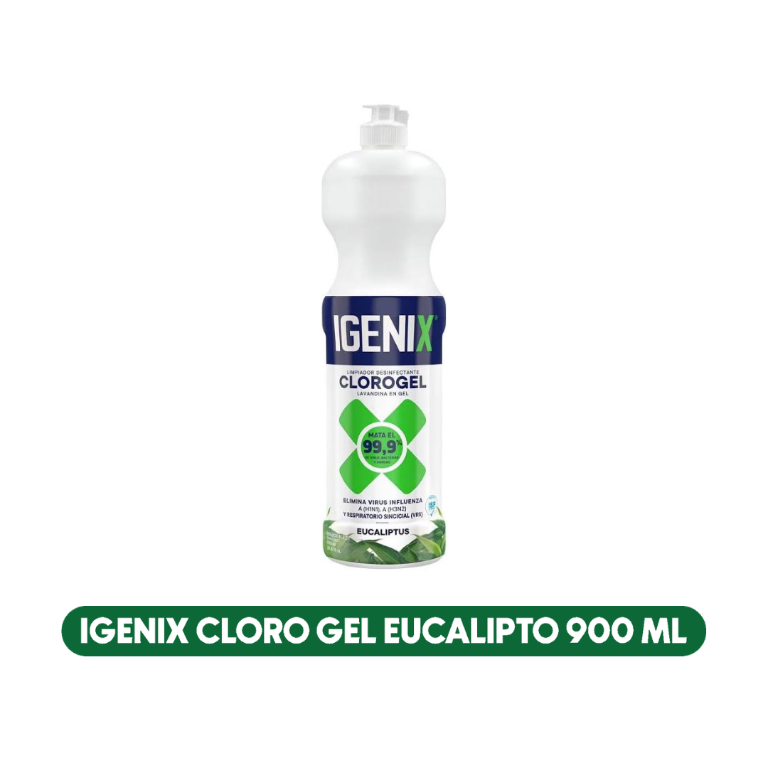 Cloro Gel Igenix Eucalipto 900 ml