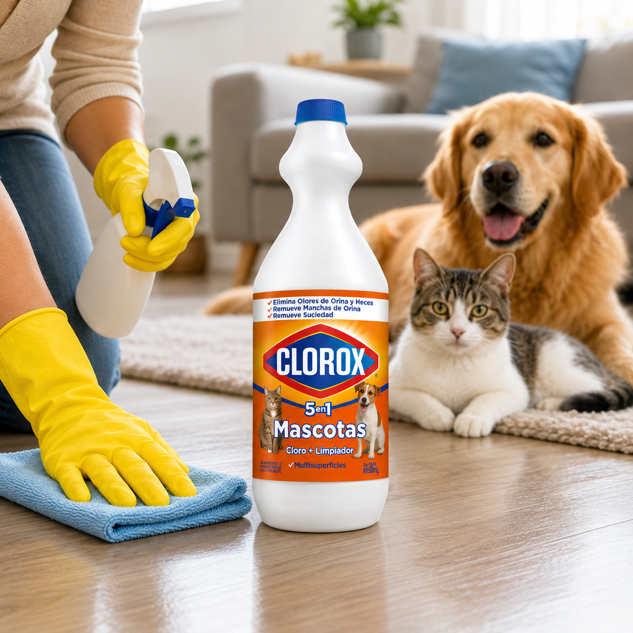 Cloro Líquido Mascotas 950 ml