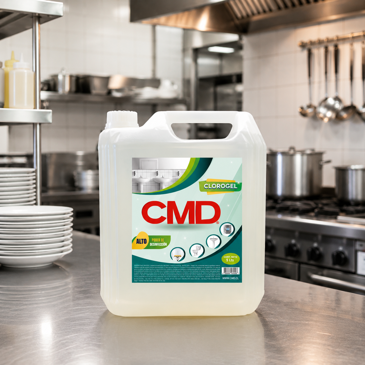 Cloro Gel Tradicional CMD 5 Lts