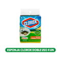 Esponja Clorox Doble Uso 4 Un