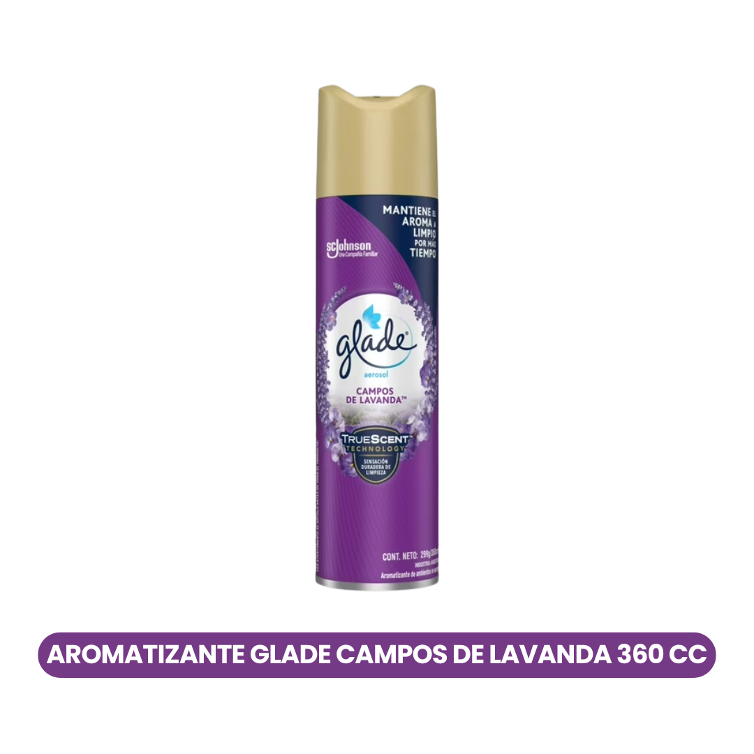Aromatizante Ambiental Glade Campos de Lavanda 360 ml
