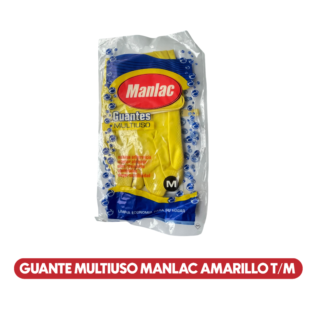 Guante Multiuso Manlac Amarillo Talla M