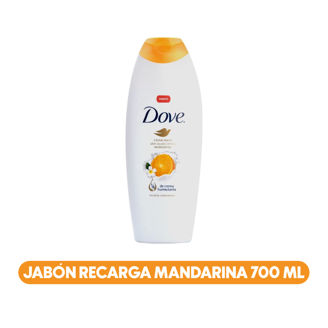 Jabón Dove Recarga Mandarina 700 ML