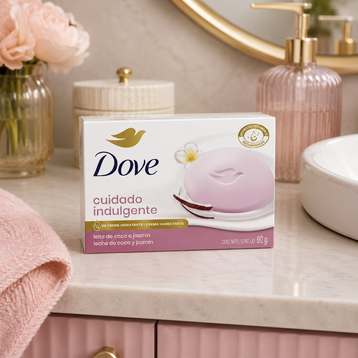 Jabón Dove Cuidado Indulgente 90 gr