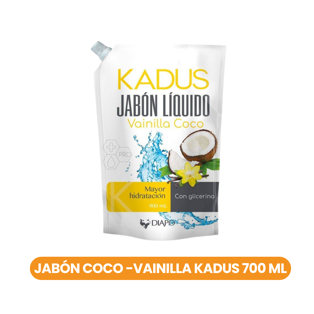 Jabón Líquido Kadus Vainilla y Coco 700 ML