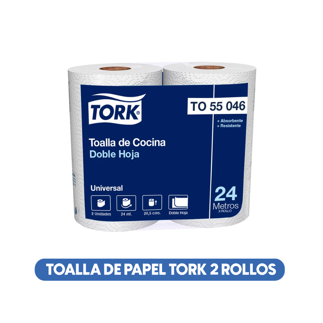Toalla Papel Tork 2 Rollos