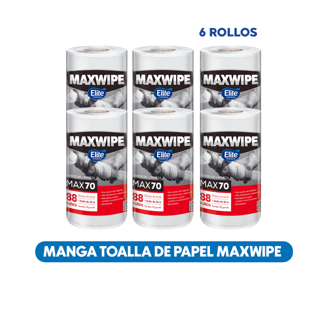 Manga Toalla de papel reutilizable Maxwipe