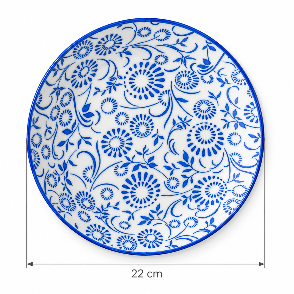 Plato Hondo Encanto Azul