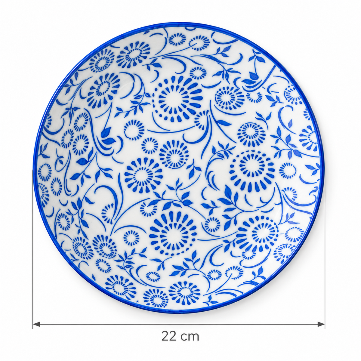 Plato Hondo Encanto Azul