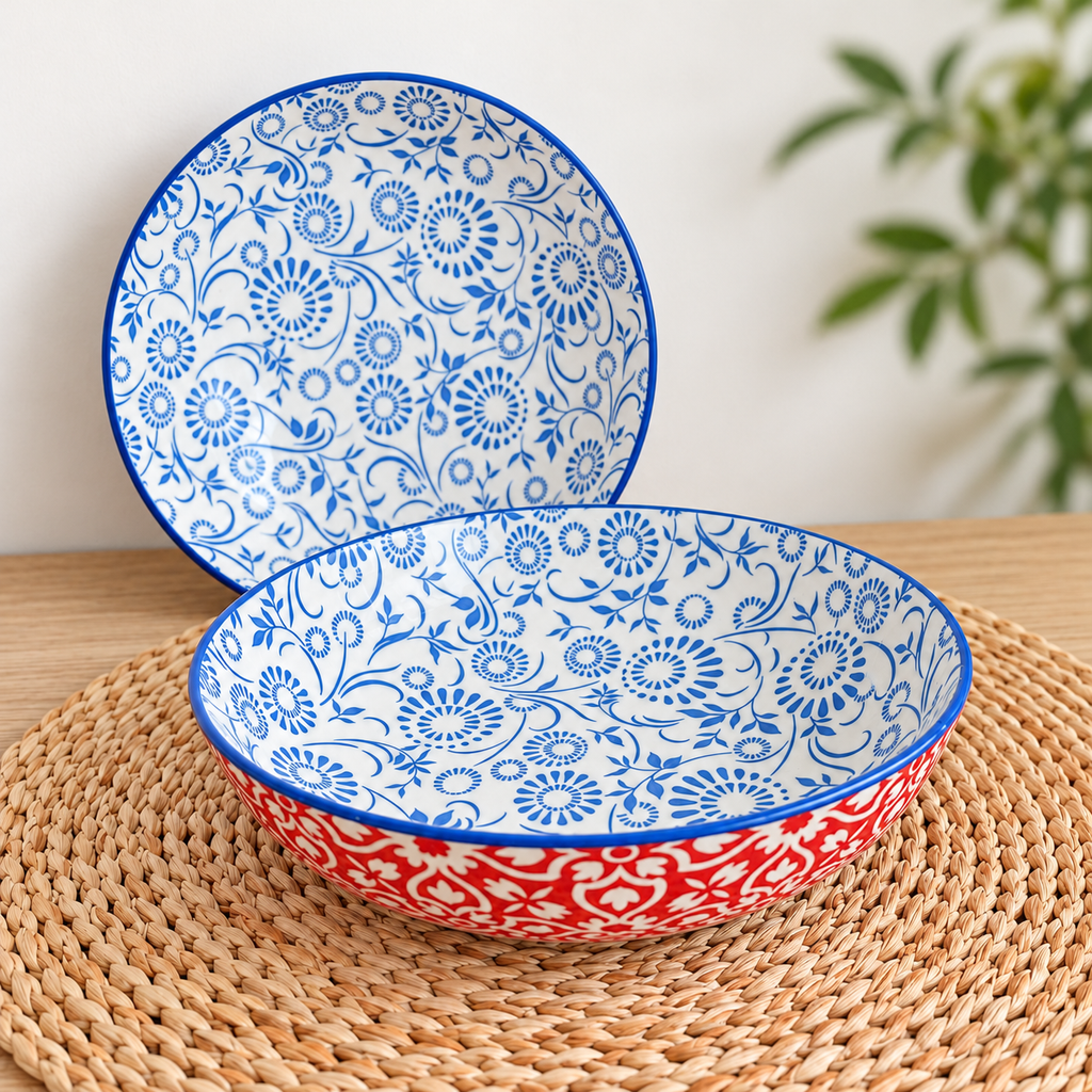 Plato Hondo Encanto Azul