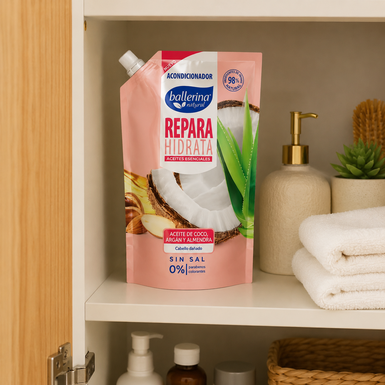 Acondicionador Ballerina Repara hidrata 750 ML