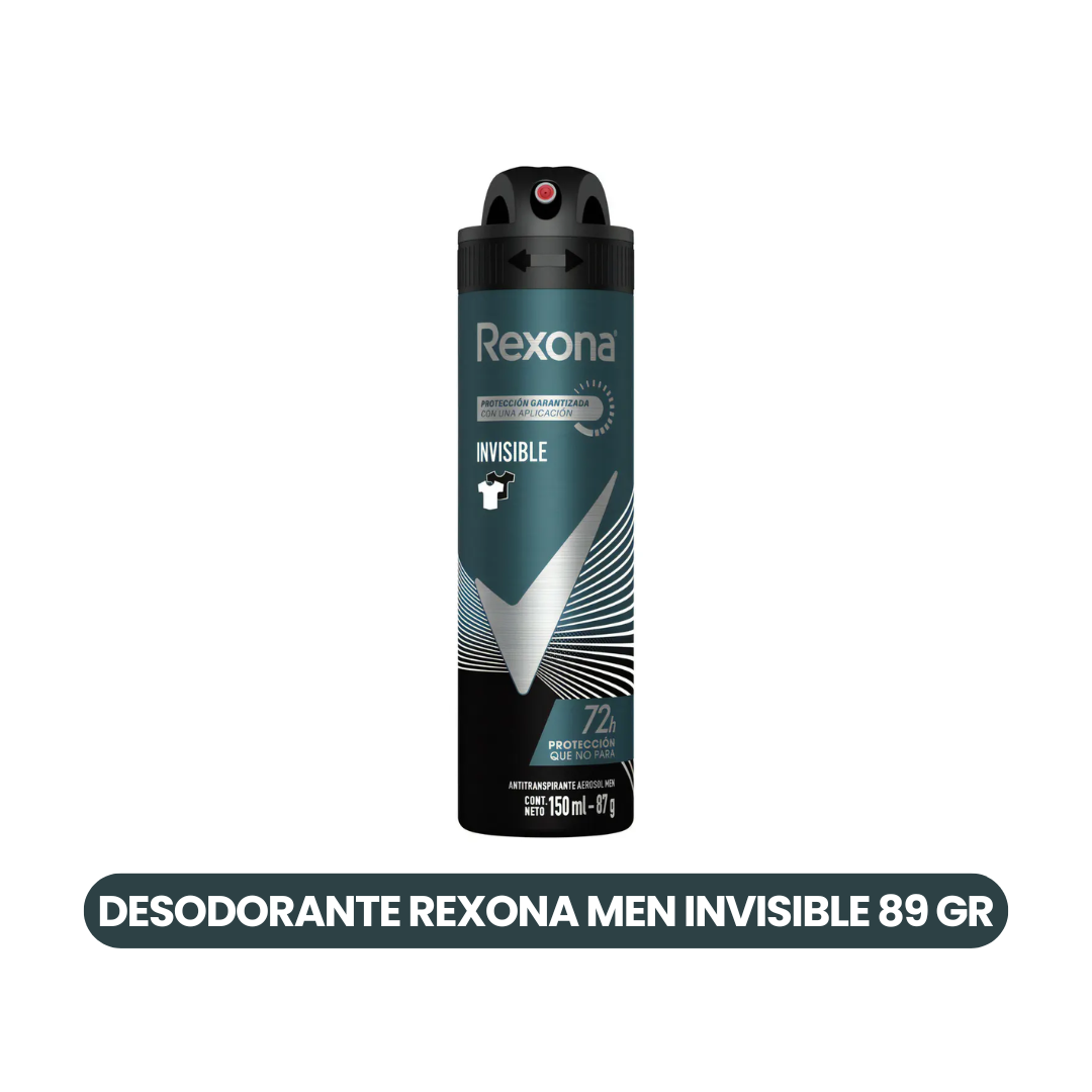 Desodorante Rexona Men Spray invisible 89 gr