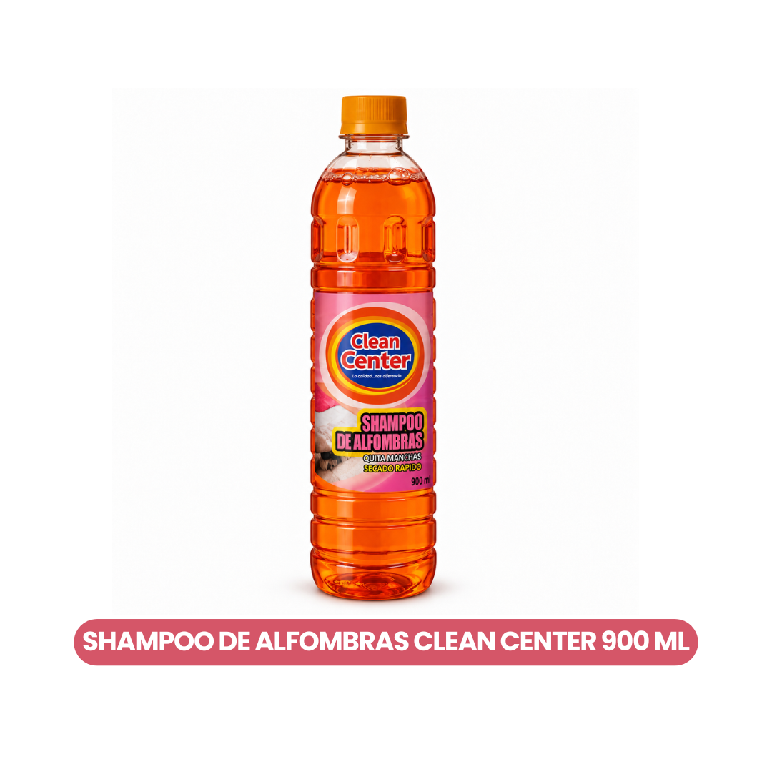 Shampoo de alfombras 900 Clean Center