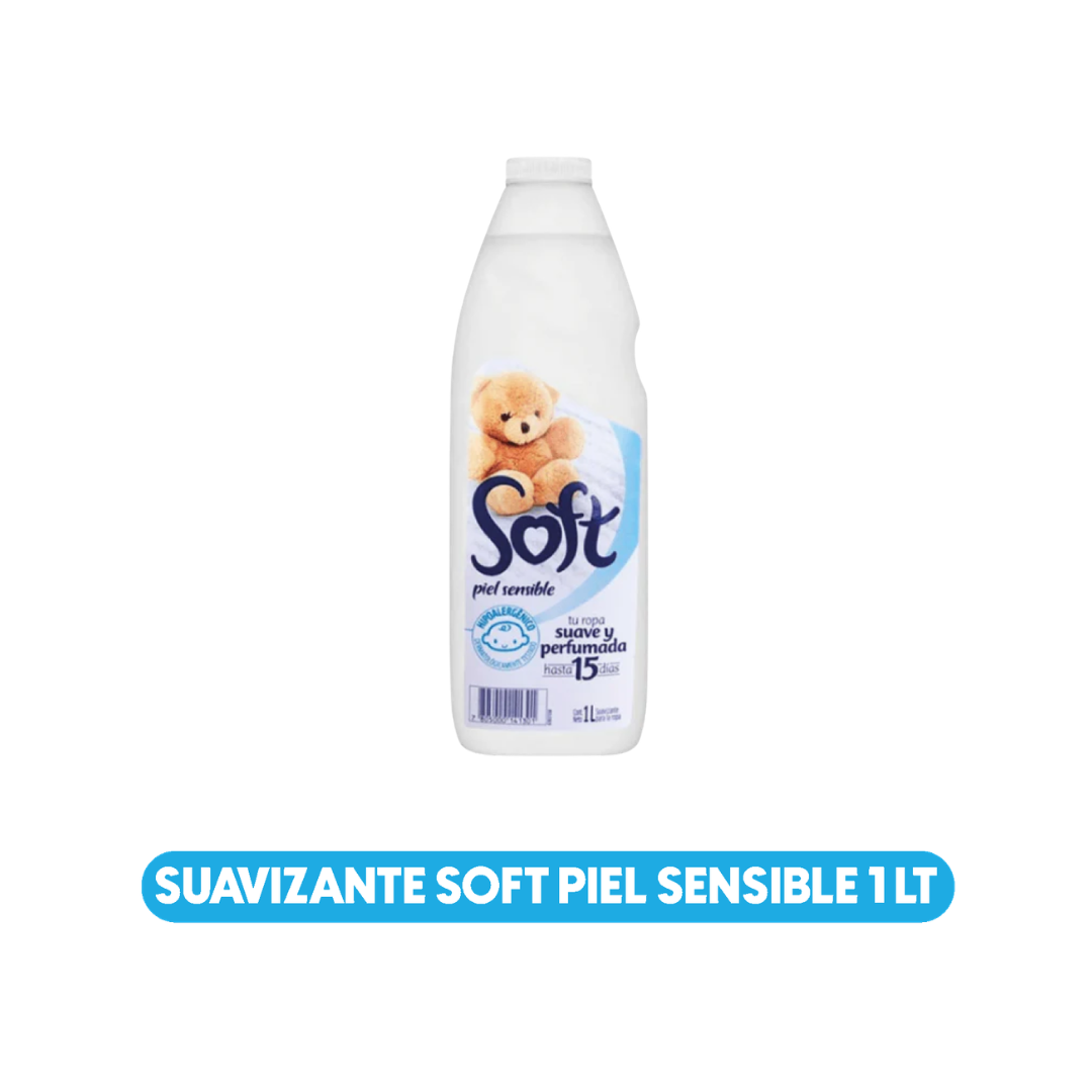 Suavizante Soft Piel Sensible 1 LT