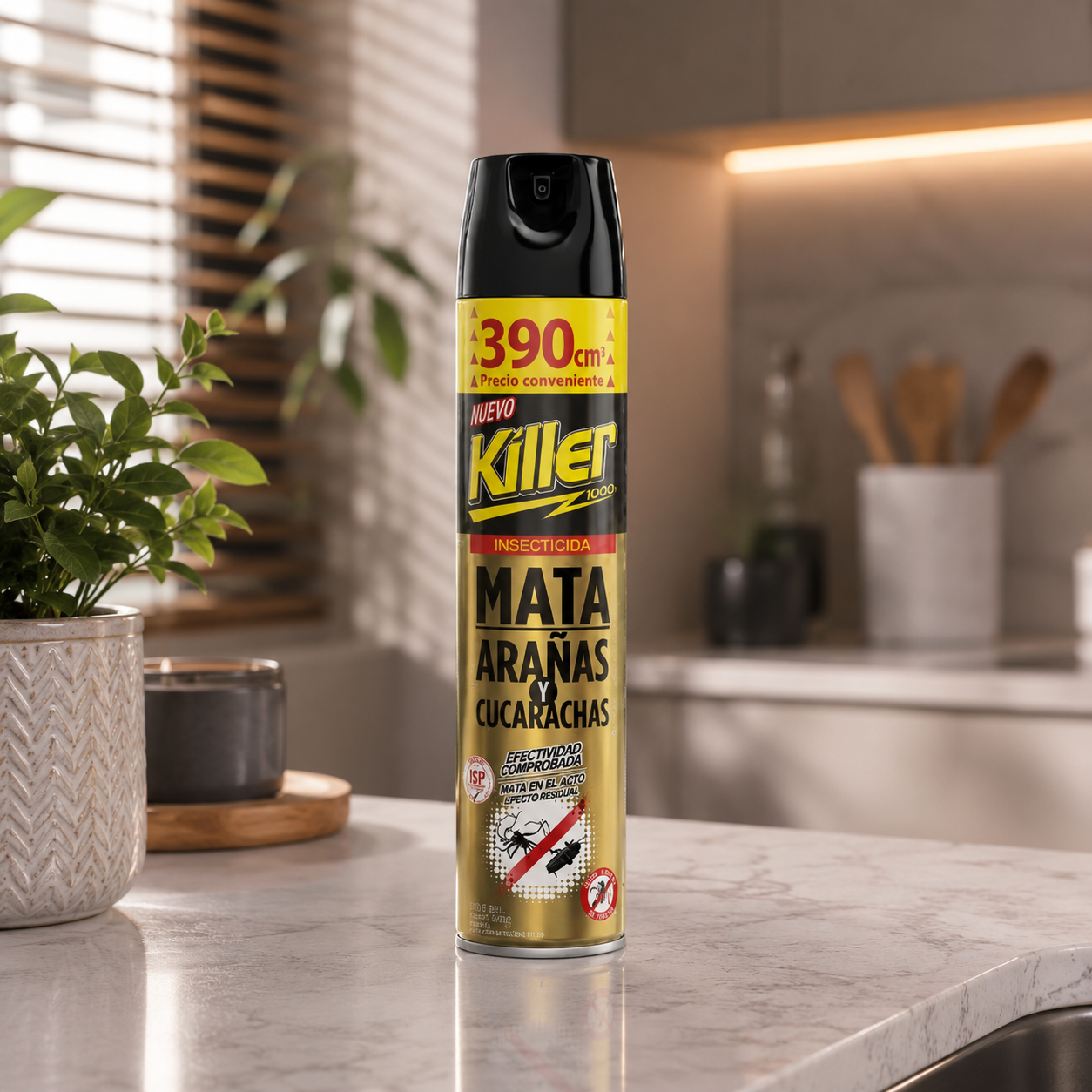 Insecticida Killer 1000 Arañas y Cucarachas M3
