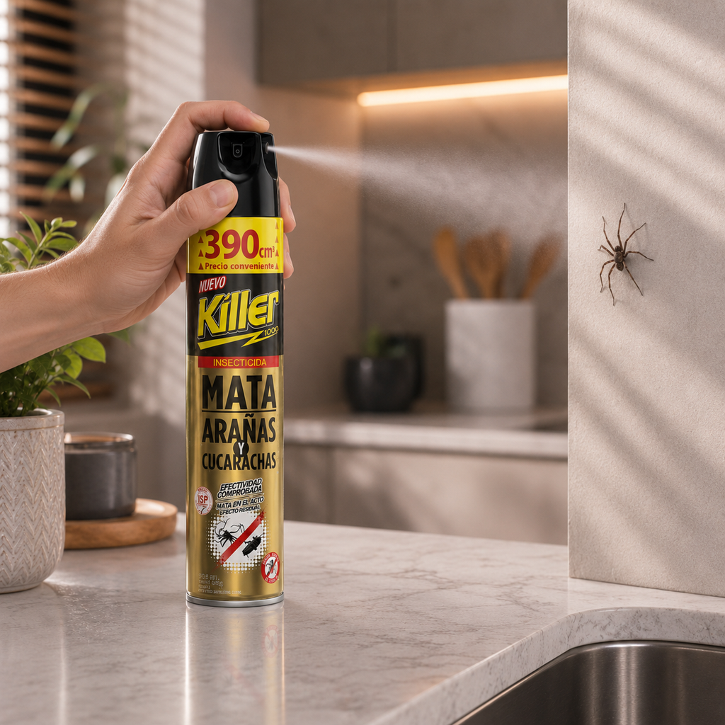 Insecticida Killer 1000 Arañas y Cucarachas M3