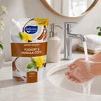 Jábón Ballerina Yogurt, Vainilla y Coco Doypack 650ML