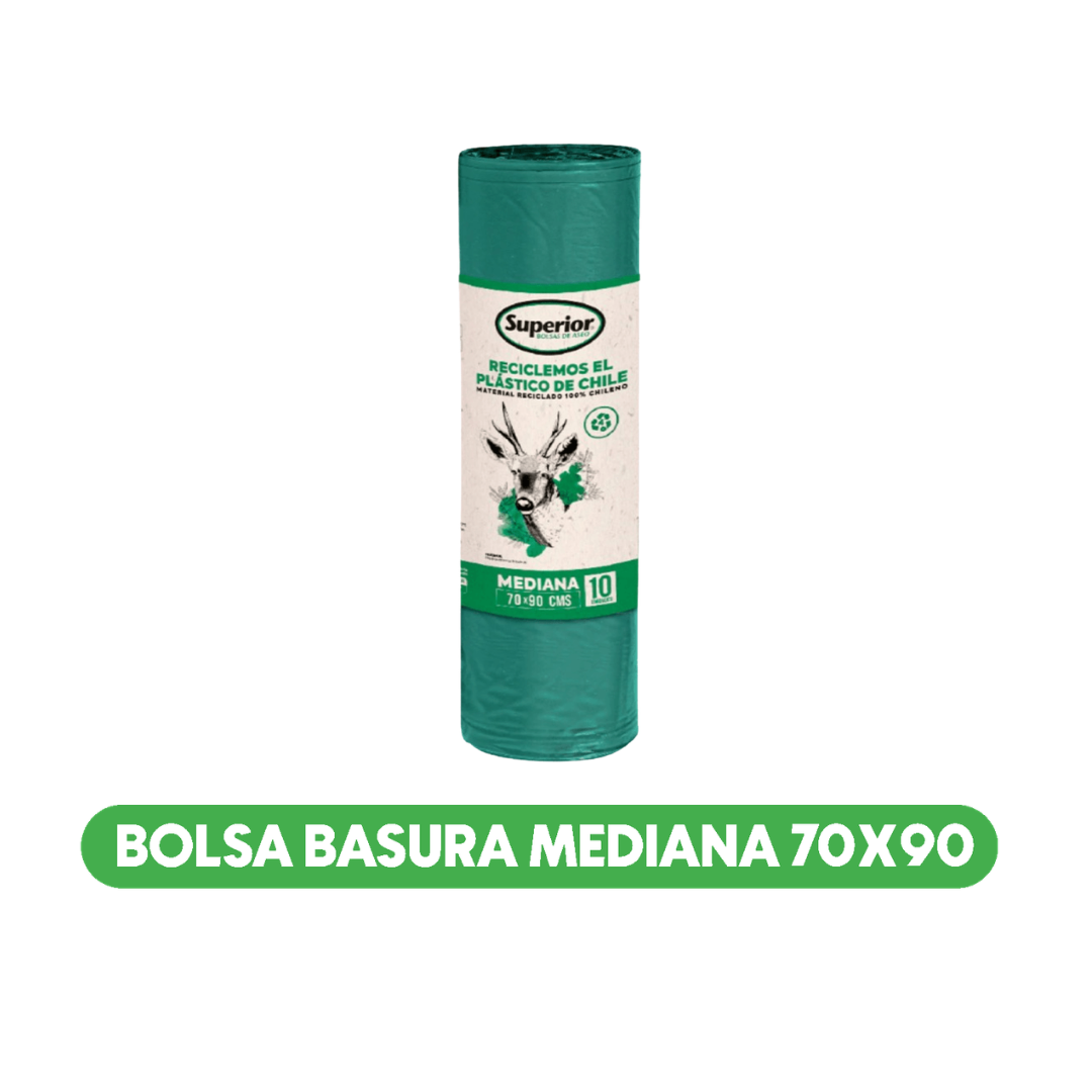 Bolsa basura mediana Superior