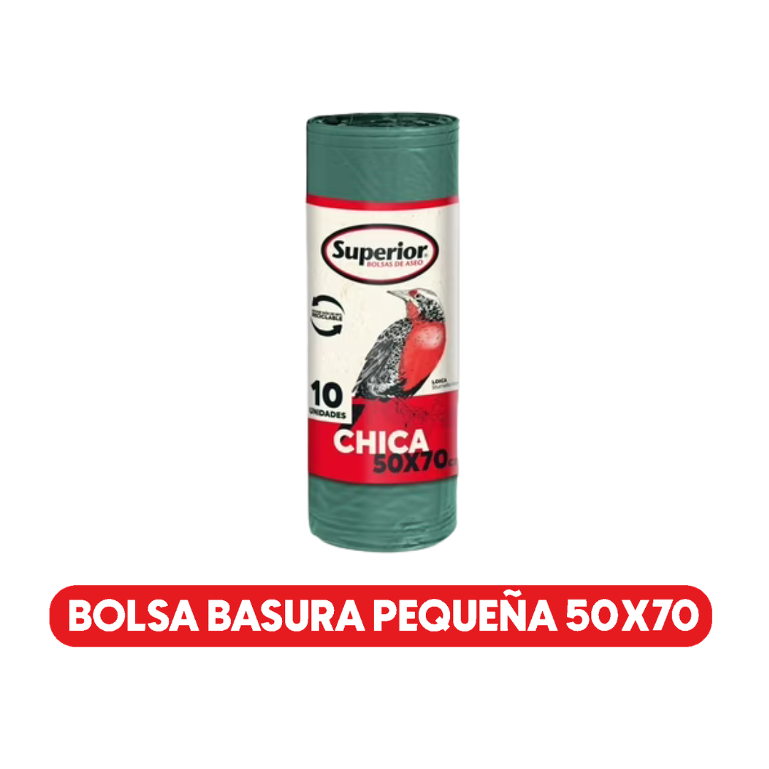 Bolsa basura pequeña Superior