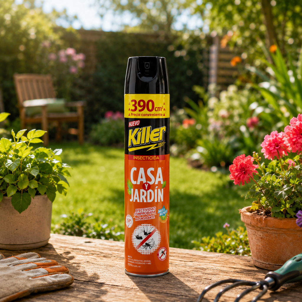 Insecticida Killer 1000 Todo Casa y Jardin M3