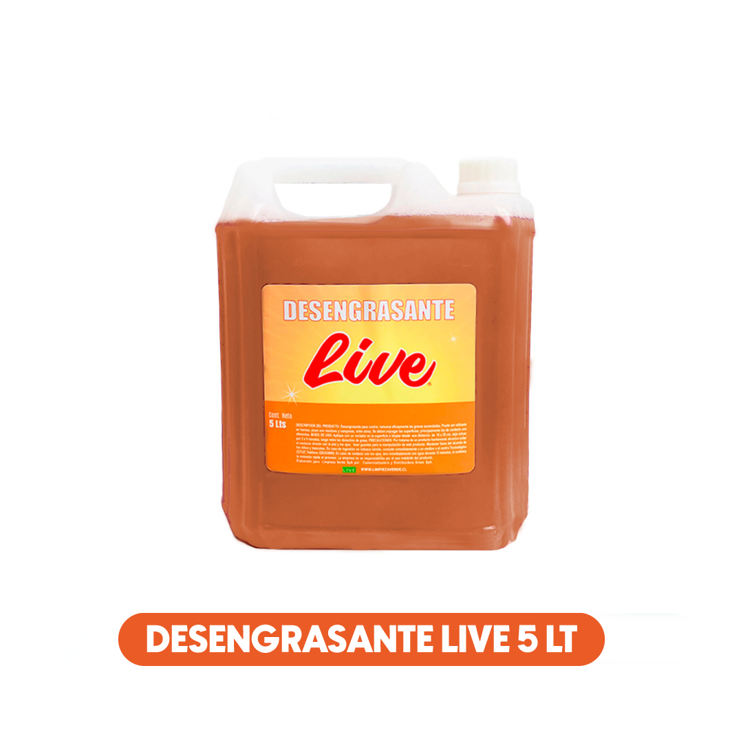 Live desengrasante de cocina 5 lts