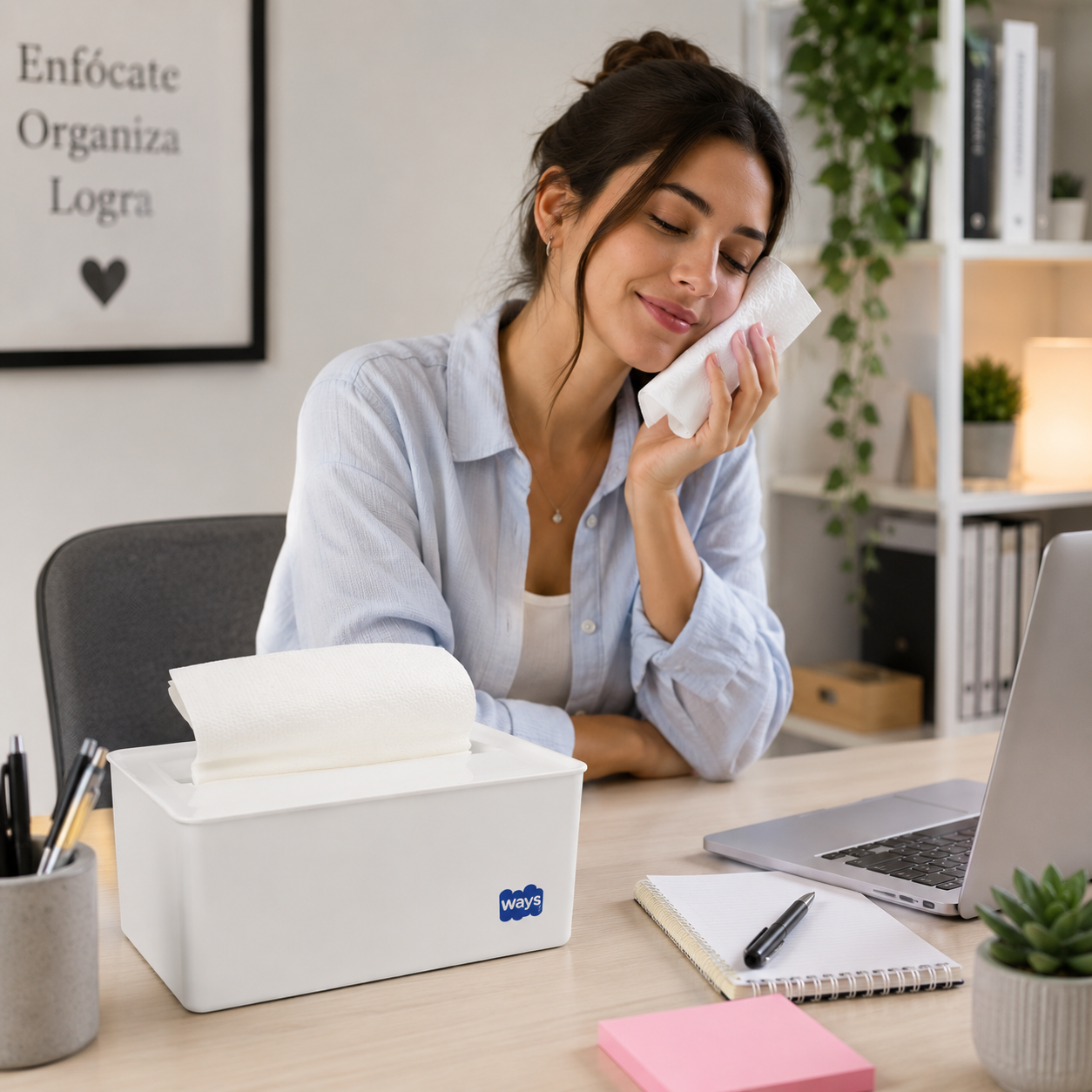Dispensador Papel Toalla Interfoliada para Mesa Ways