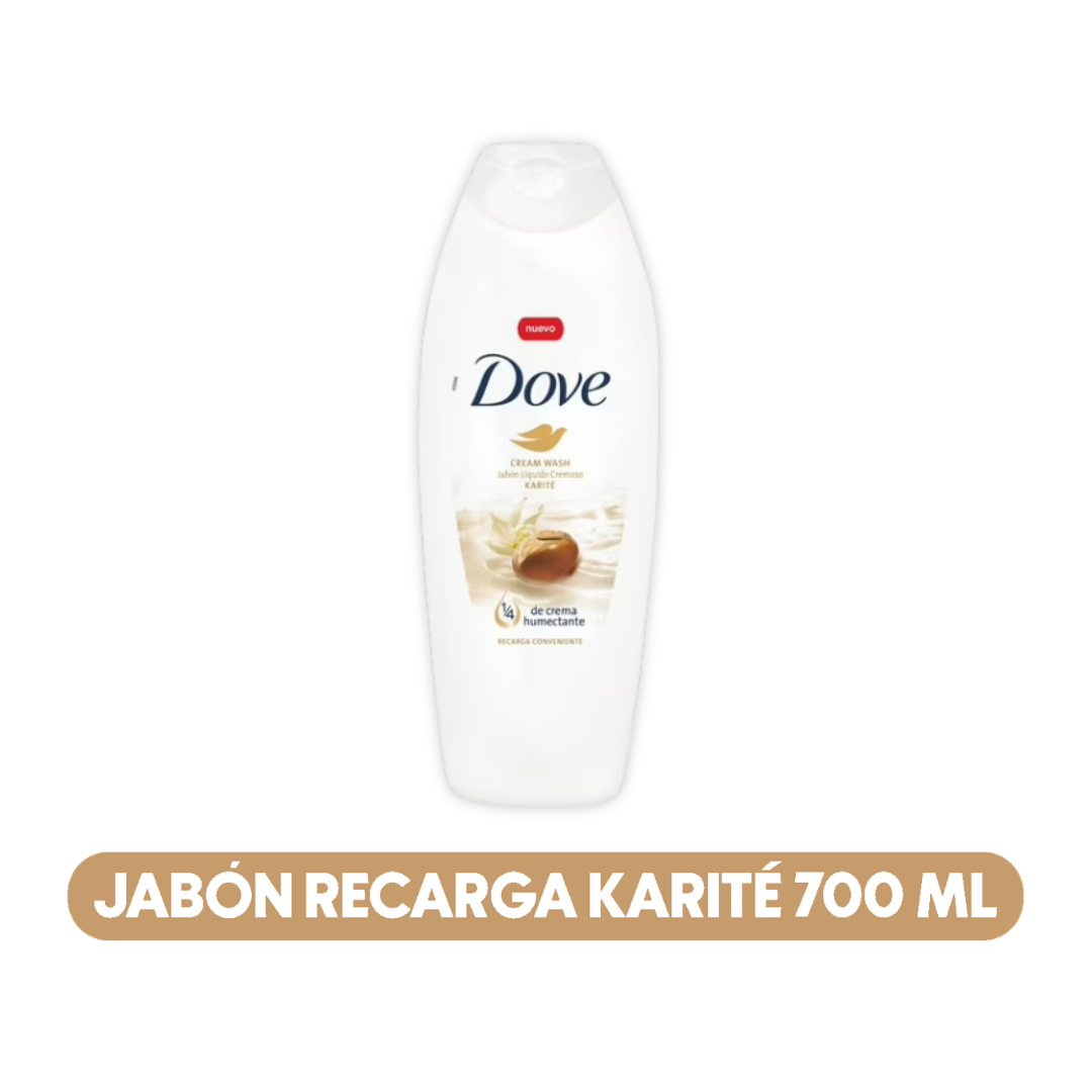 Jabón Dove Recarga Karite 700 ML