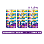 Manga Papel Higiénico Scott 48 rollos doble hoja