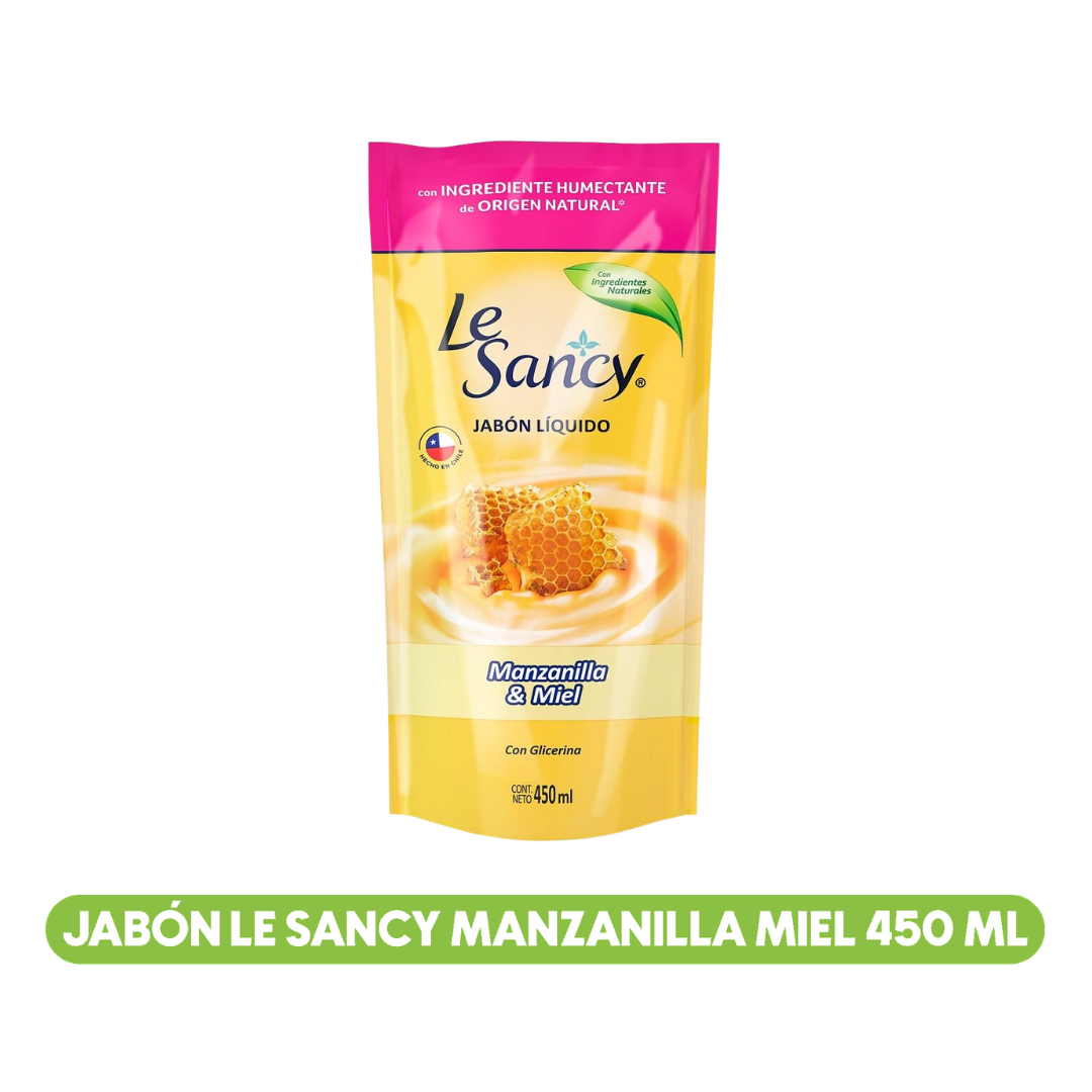 Jabón Le Sancy Manzanilla Miel 450 ml