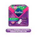 Toallas Femenina Nosotras Buenas noches natural 8 un