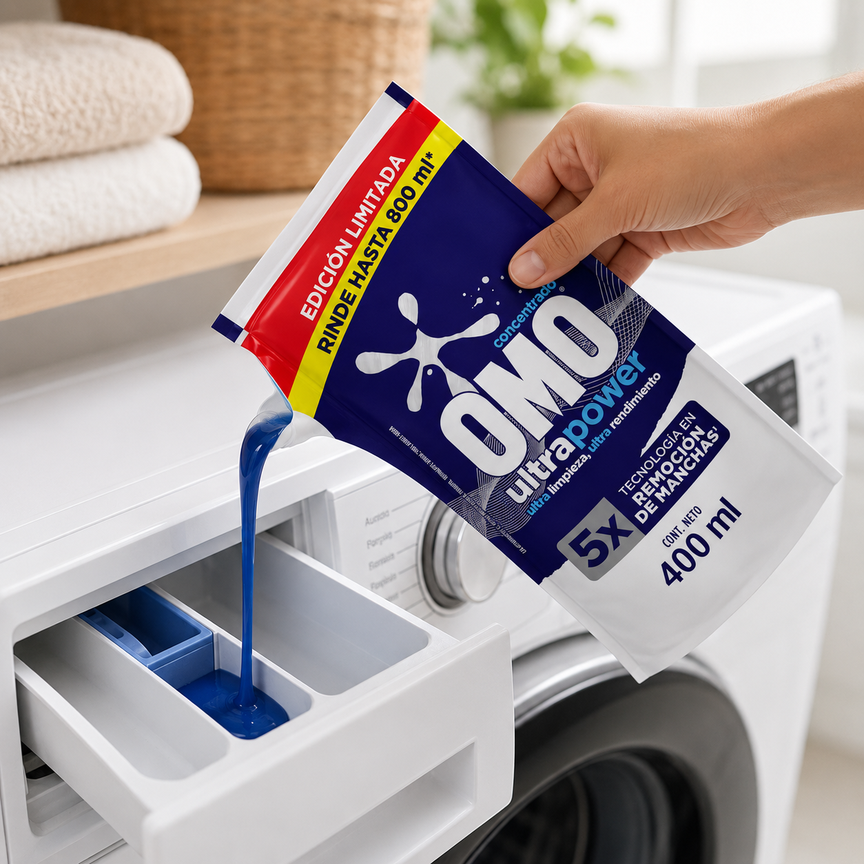 Detergente Omo Matic Ultra Power 400 ml