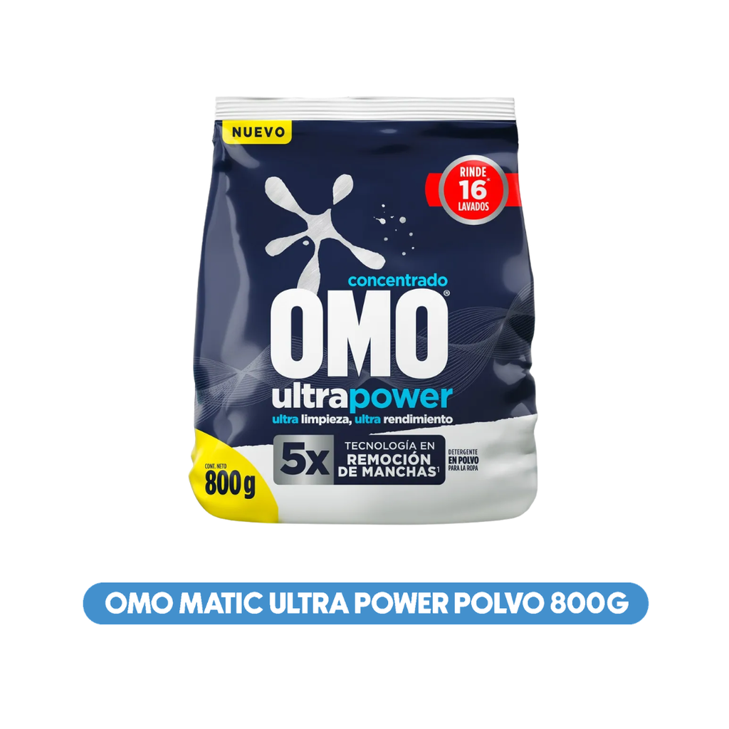 Omo Matic Ultra Power Polvo 800g