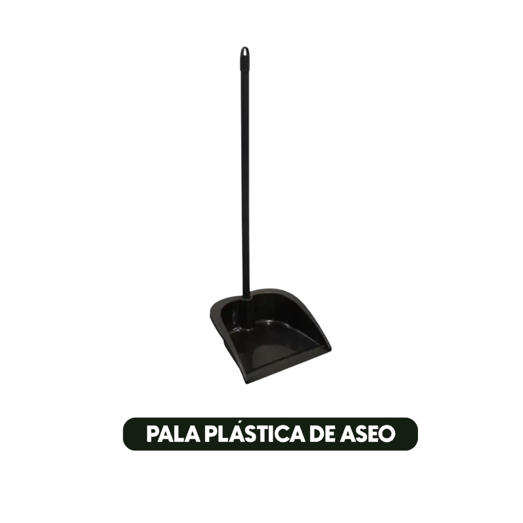 Pala de aseo plástica