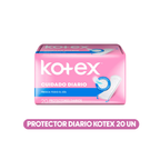 Protector diario Kotex 20 UN