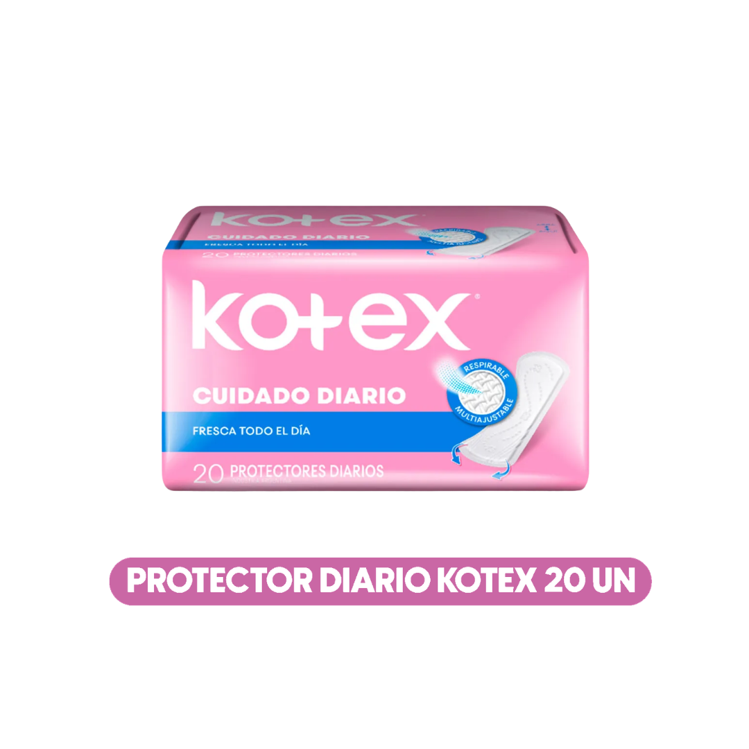 Protector diario Kotex 20 UN