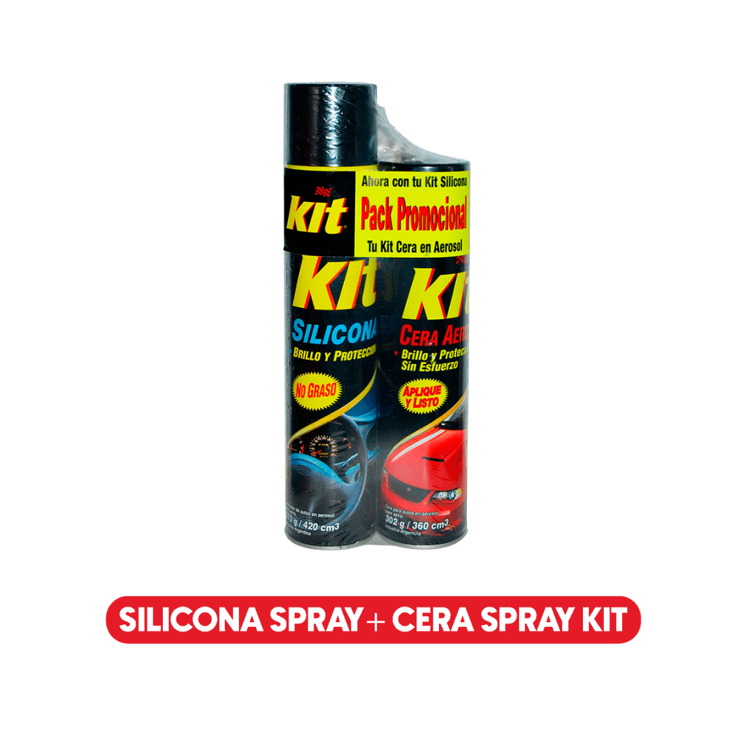 Silicona Spray+ Cera Spray Kit