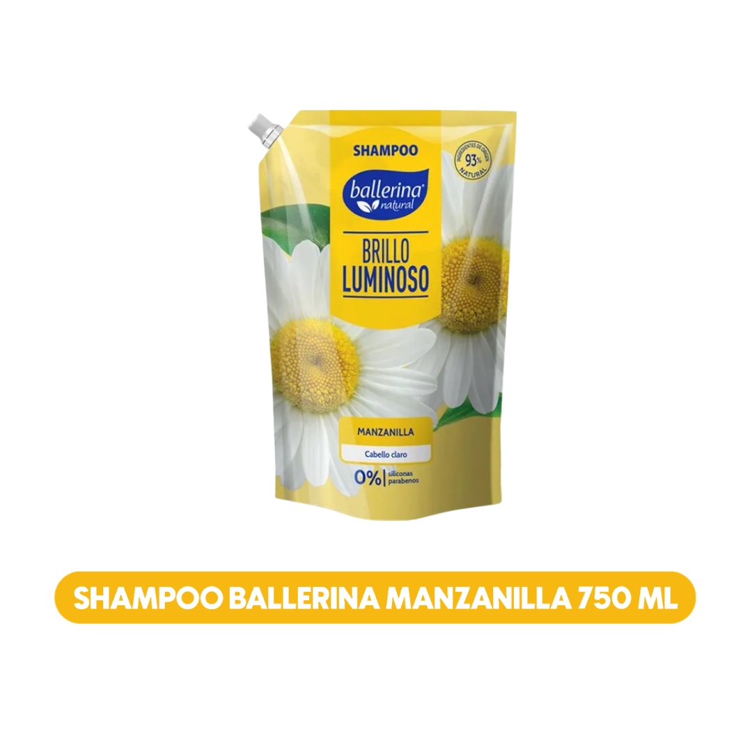 Shampoo Ballerina Manzanilla Recarga 750 ML